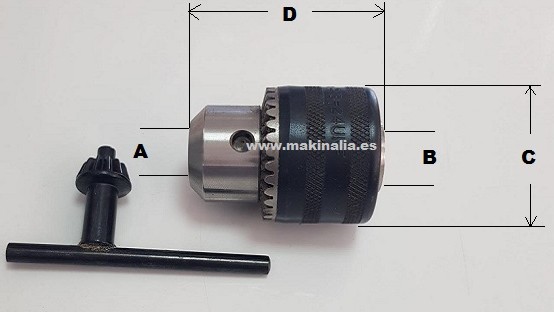 Portabrocas a llave 1-13mm